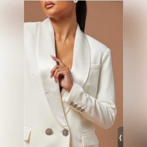 Fashion Nova The Georgia Tailored Two Piece Suit Nova Lux NWT - Picture 2 of 7